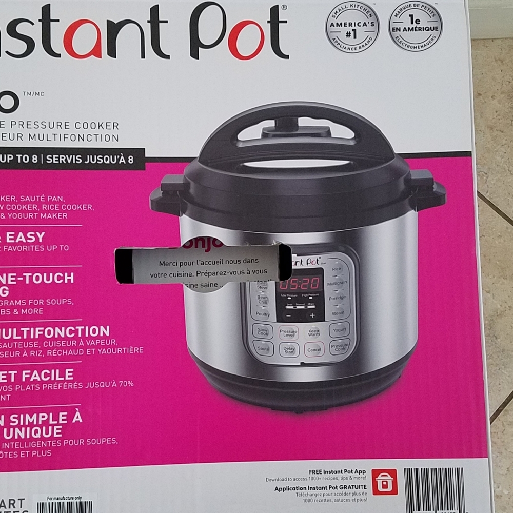 Instant pot----brand new